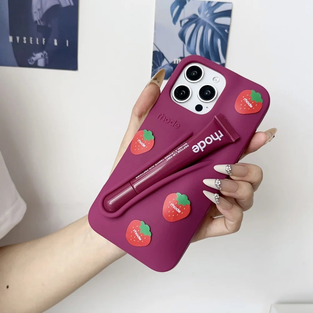 Funda de Silicona Lip Gloss Holder